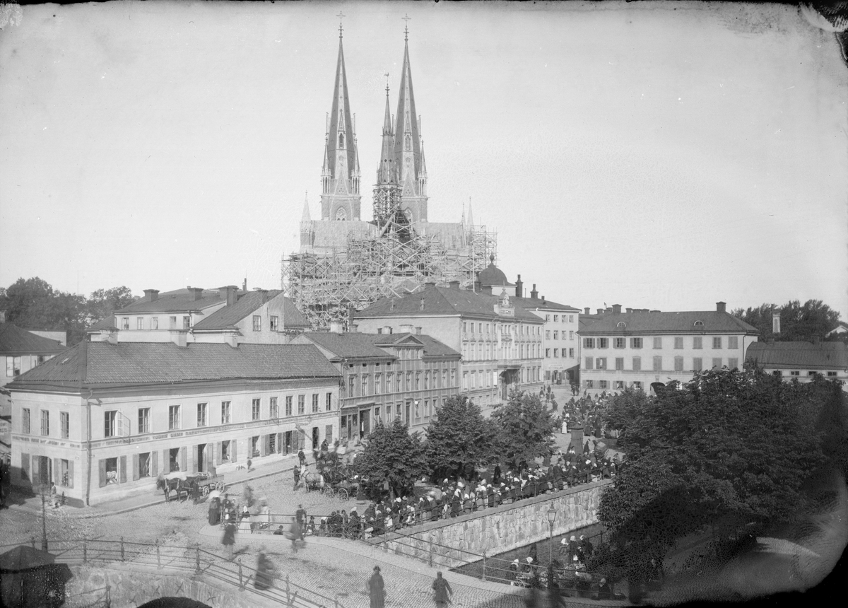 Henri Osti's Fotografiateliér, Fyristorg, Uppsala juli 1890