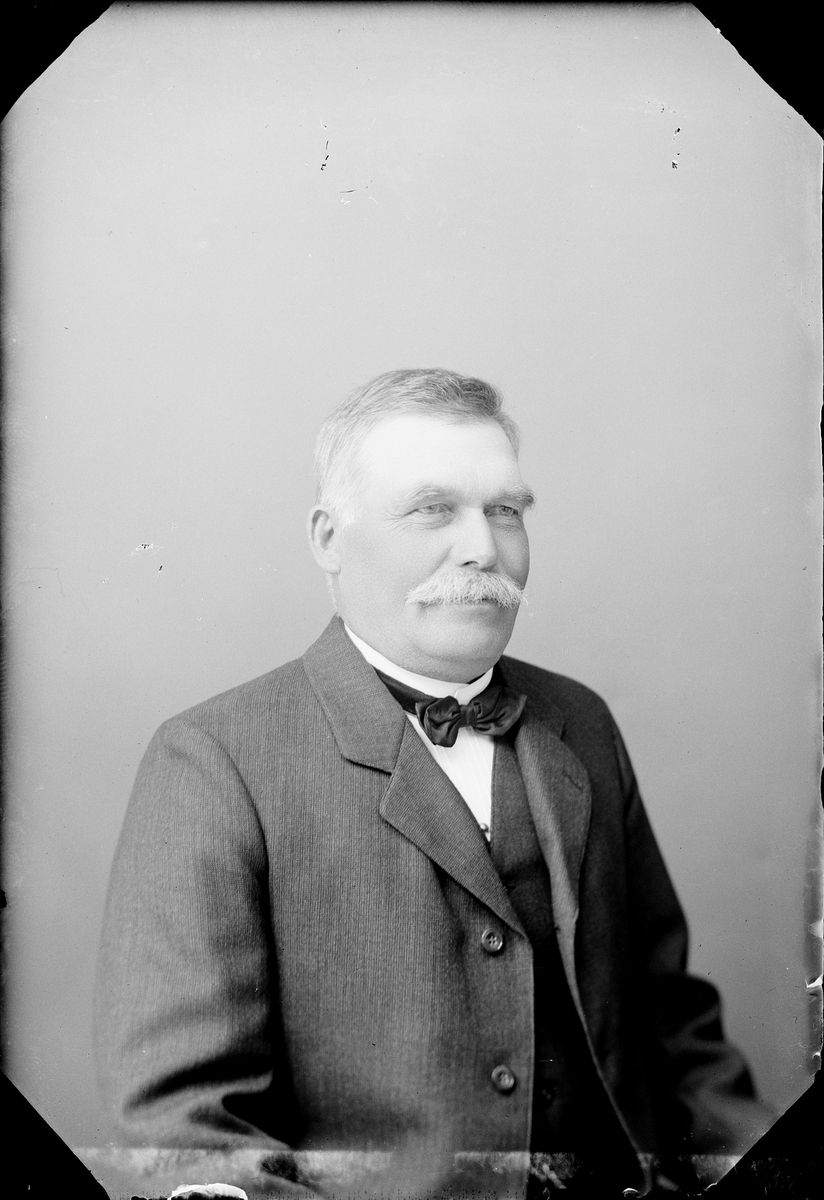 Skötsner-Edhlund, Ateljéporträtt - herr Lanzen från Östhammar, Uppland 1922