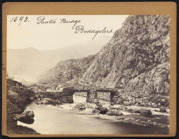 Francis Frith, Rustic Bridge.  Beddgelert