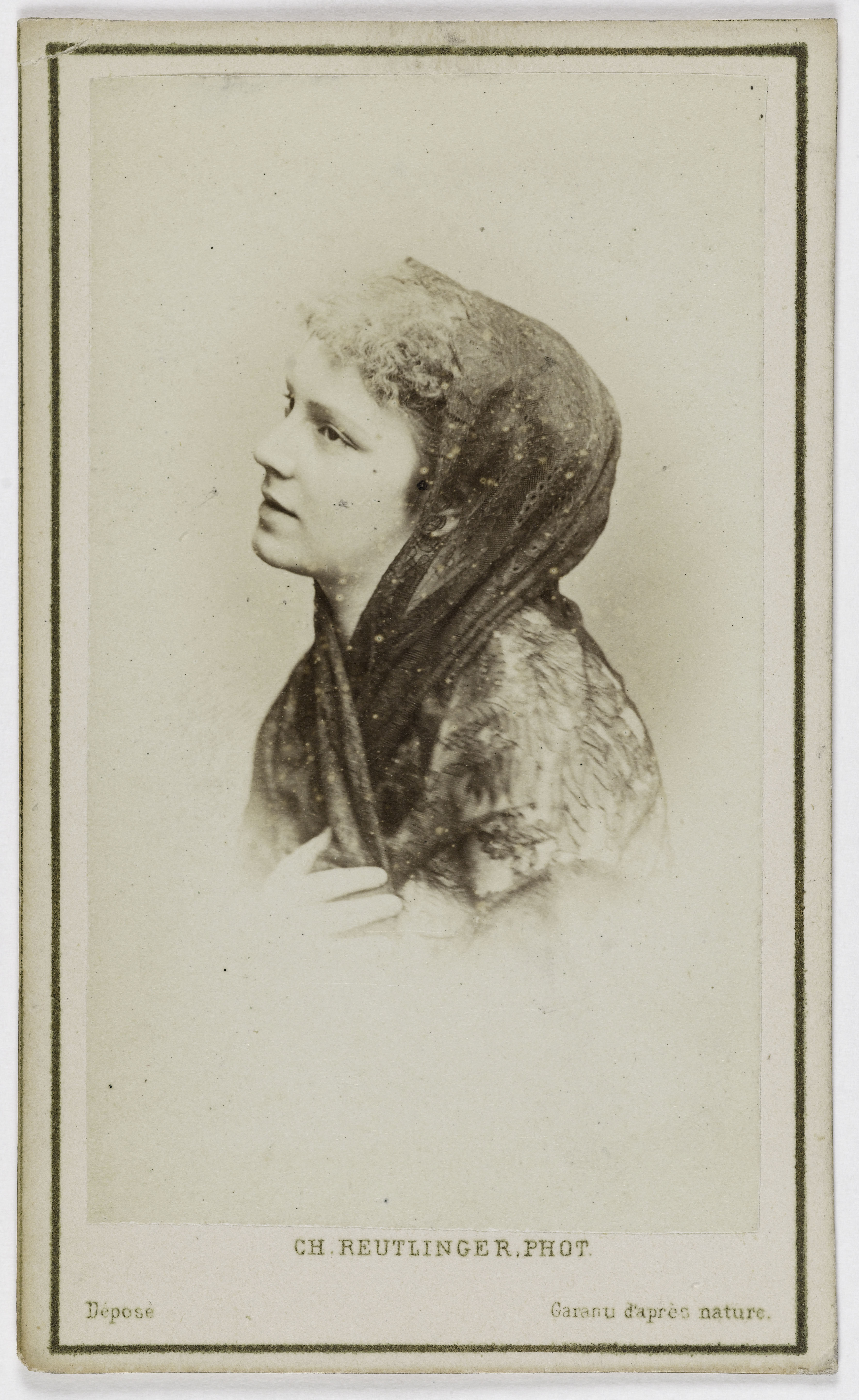 Charles Reutlinger, Portrait d'Elisa (actrice)