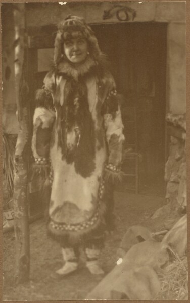 Louis Fleckenstein, [Portrait of a Woman in Native American Costume]
