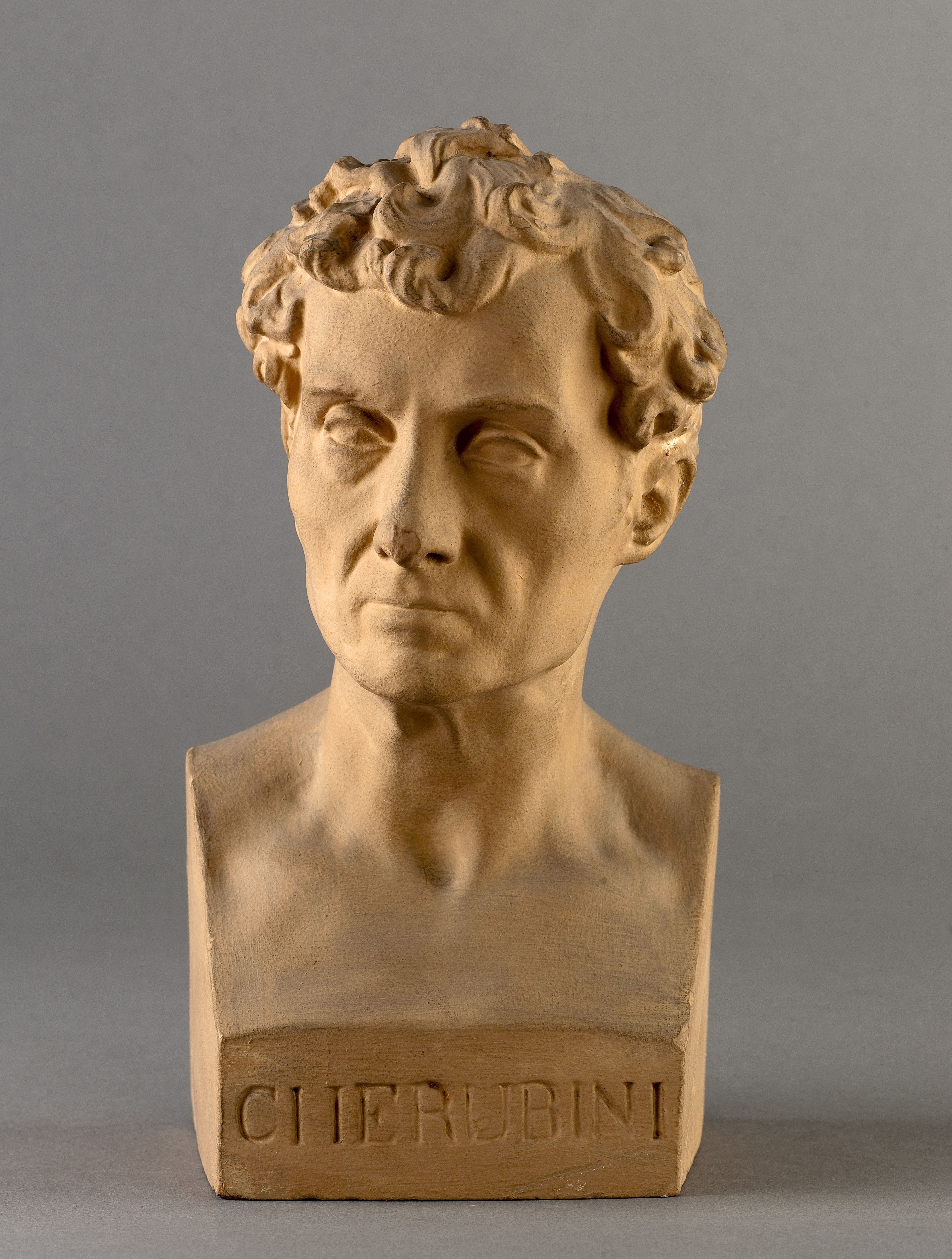 Jean Pierre Dantan, Portrait sérieux de Marie-Louis-Charles-Zenobi-Salvador Cherubini (1760-1842), compositeur