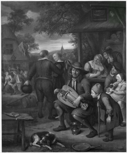 Jan Steen, Dancing Party in a peasant inn