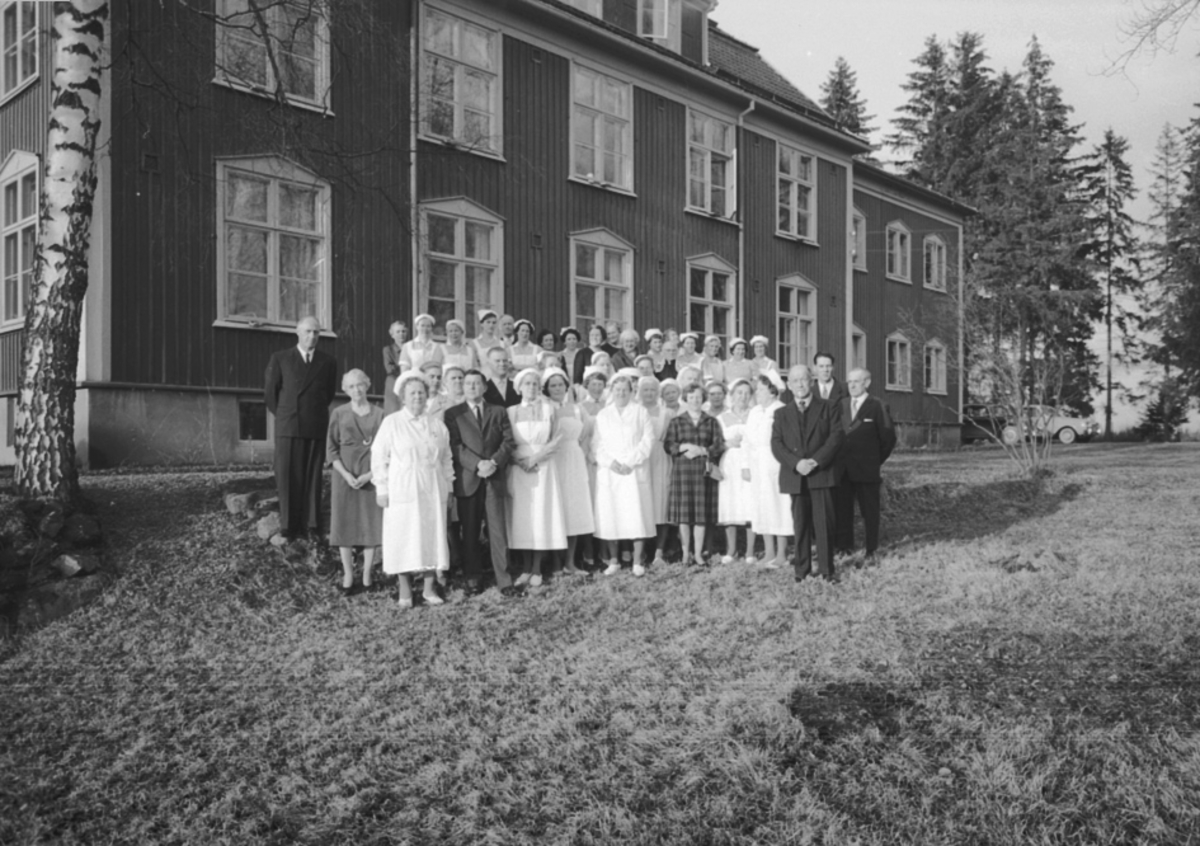 Anno Domkirkeodden, GRUPPE: SYKEHUSPERSONALE, AVSKJEDSFEST SØSTER ANNA, STYRET, GJESTER, STANGE SYKEHUS