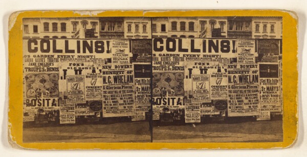 Edward and Henry T. Anthony & Co., Specimens of New York Bill Posting.