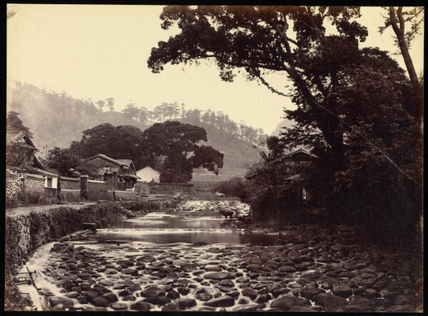 Felice Beato, View in the Native Town, Nagasaki