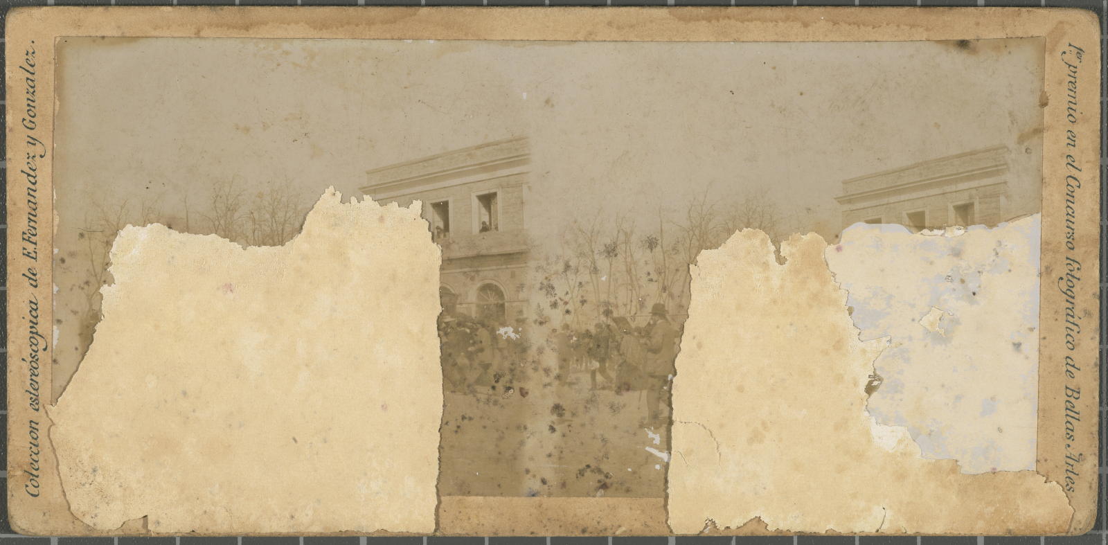 Desconegut, [Sortida de viatjers de l'estació de Toledo] Fernandez Gonzalez, E