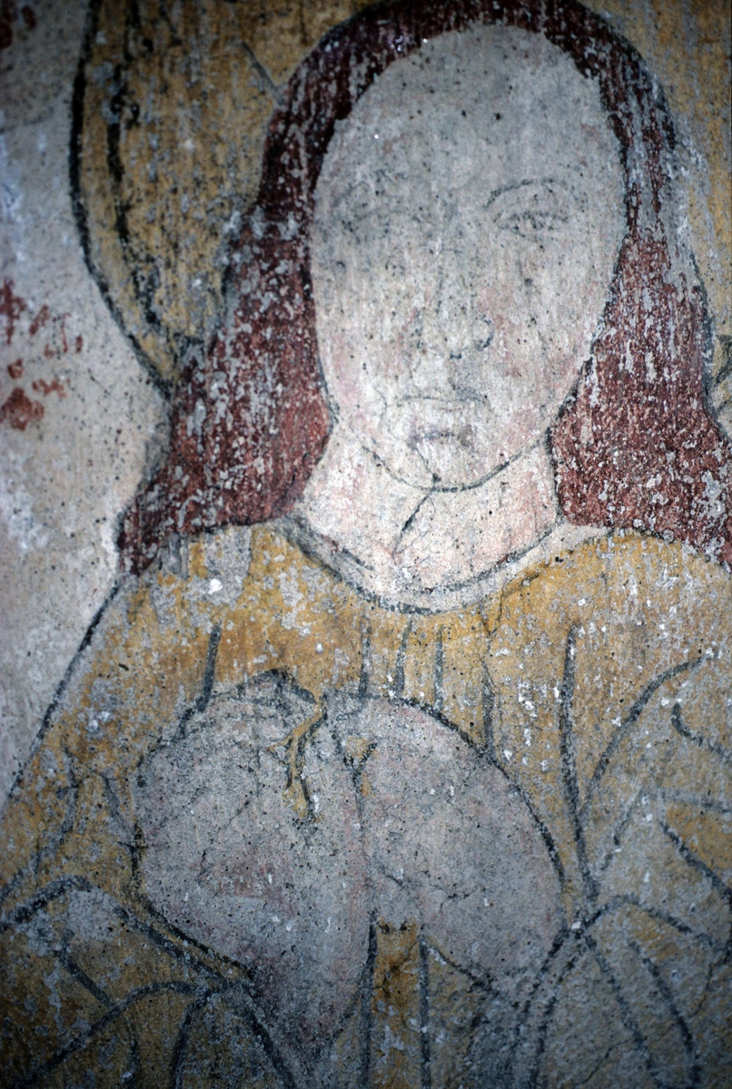 Rune Hammarling, Lime painting in Viksta Church, Viksta parish, Uppland 1986
