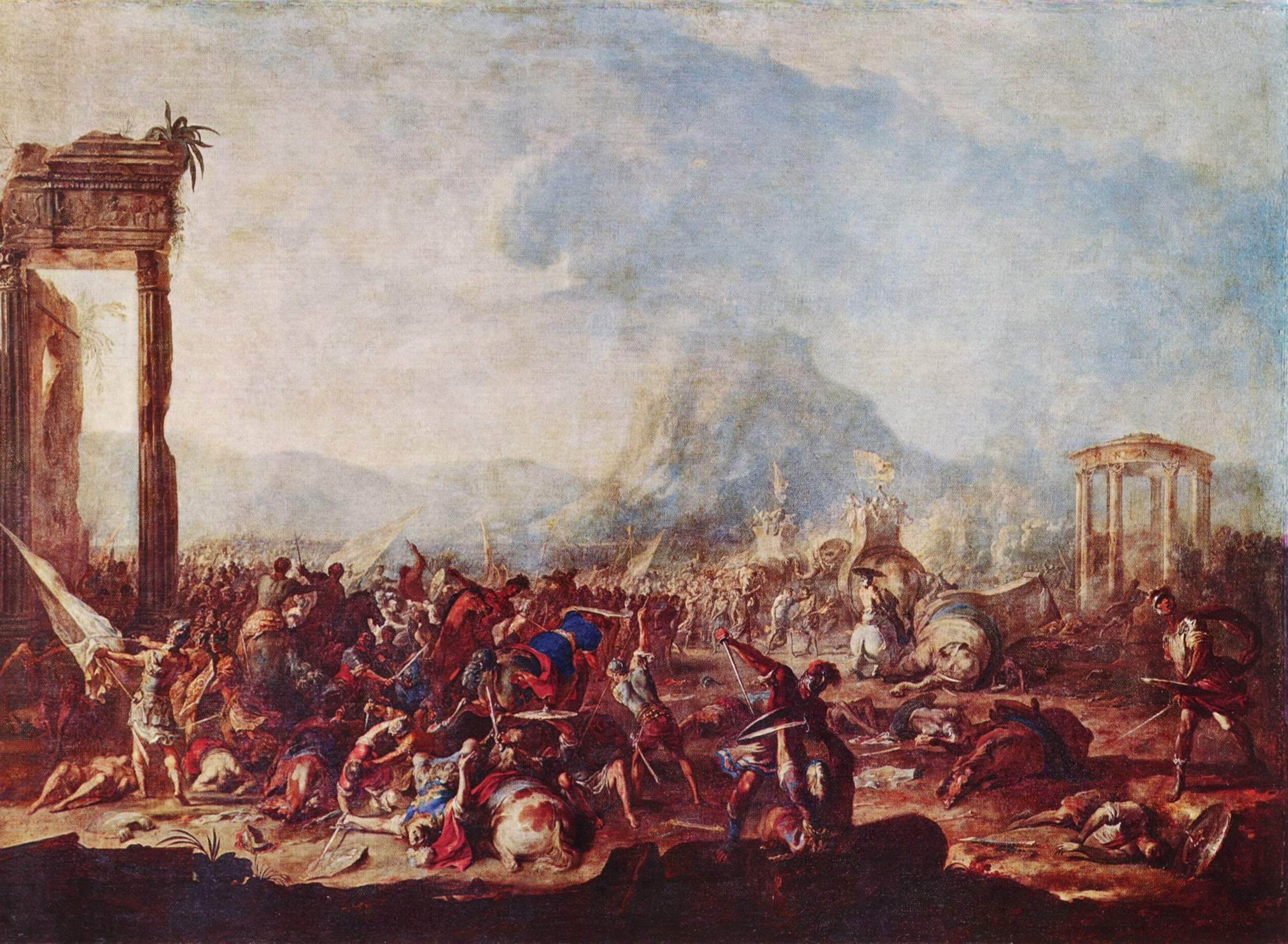 Johann Heinrich Schönfeld, Battle Painting
