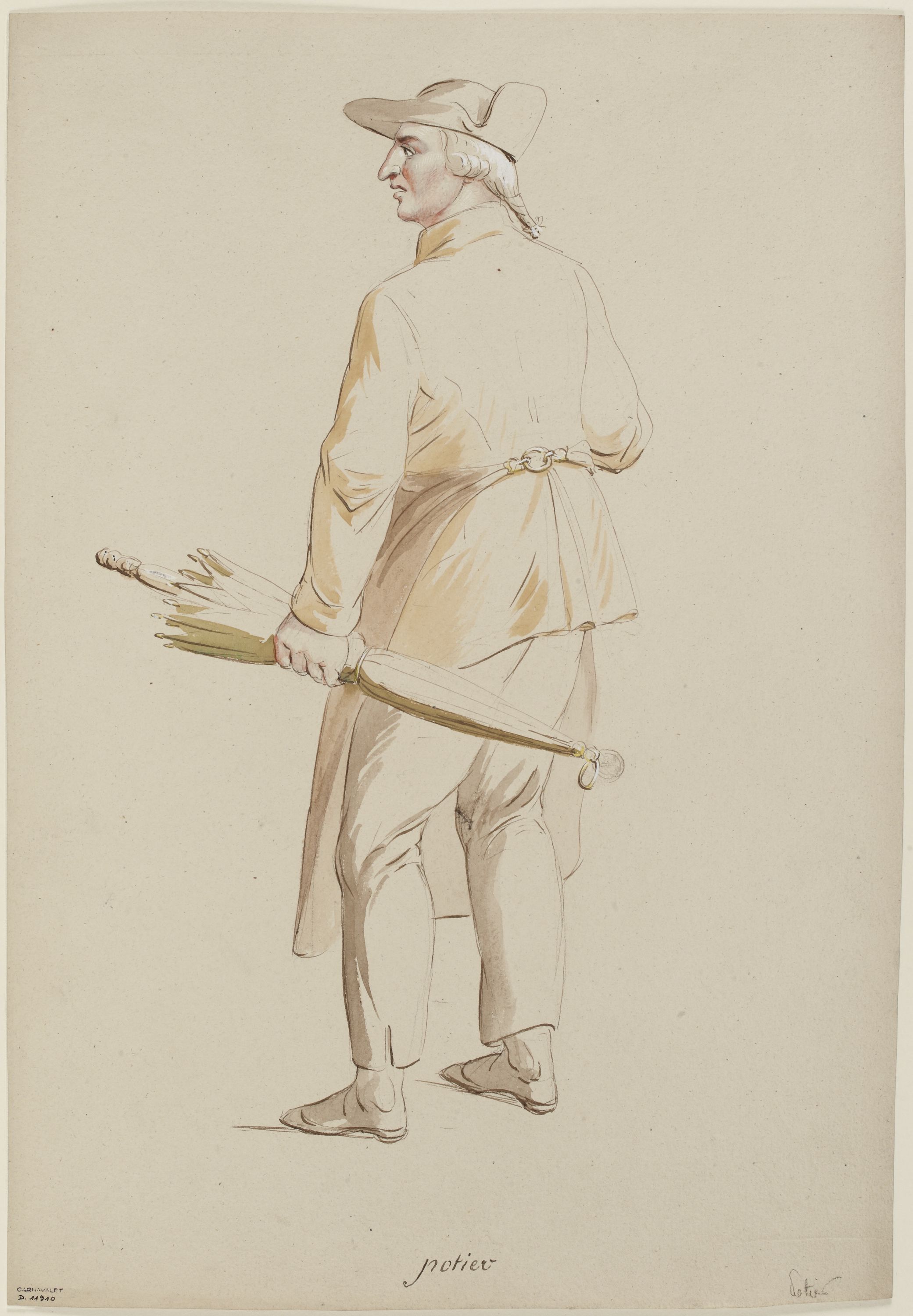 Anonyme, Portrait de l'acteur Potier
