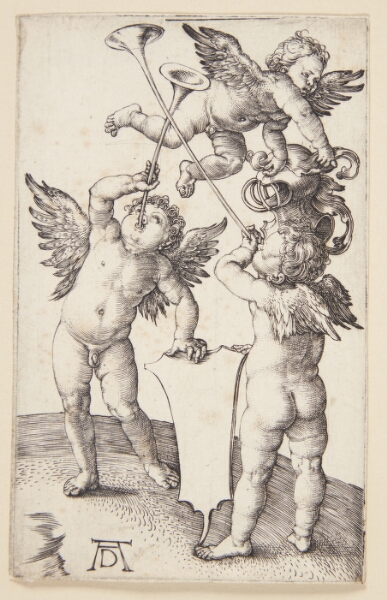 Albrecht Dürer, Tre genier med et tomt våbenskjold