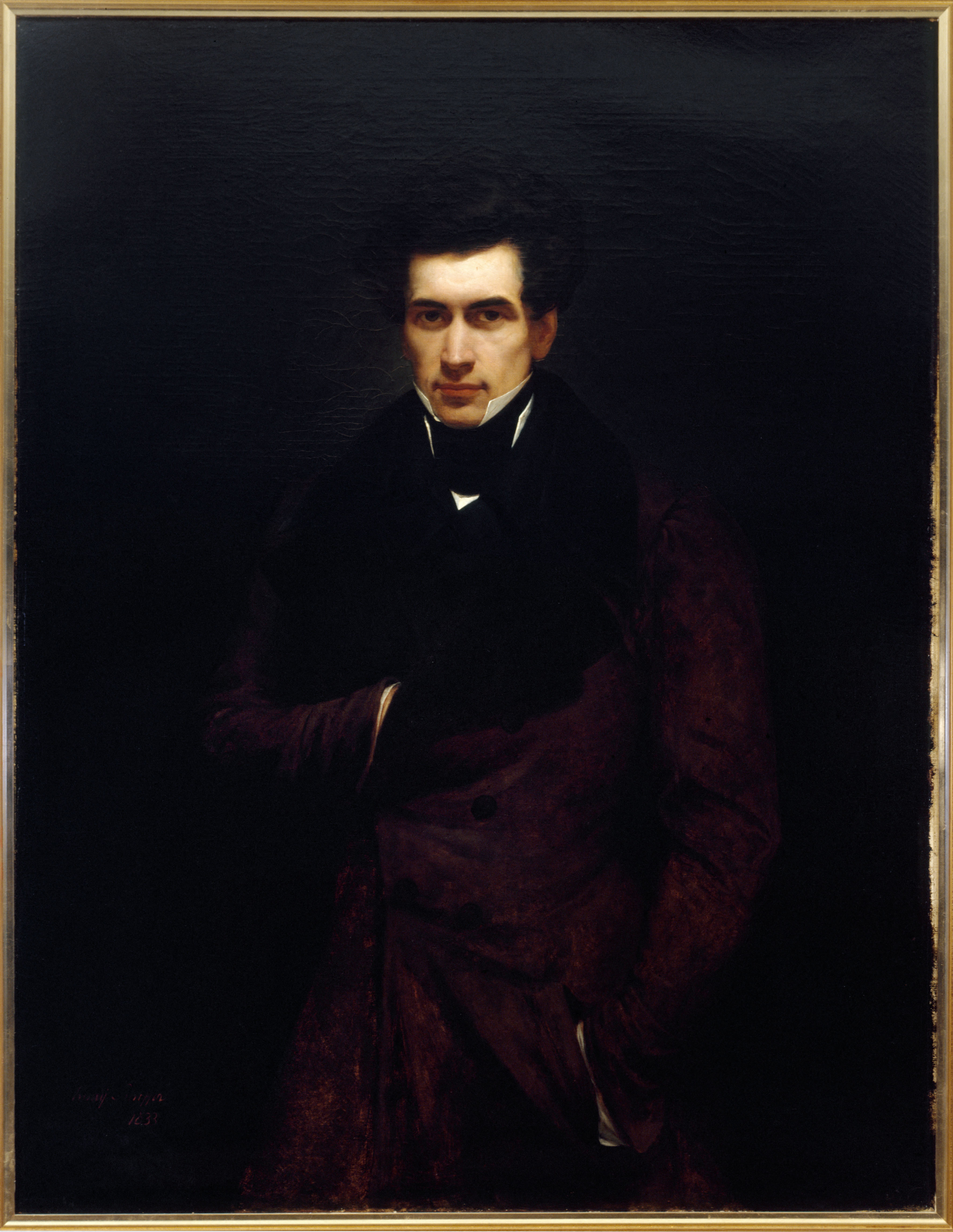 Henry Scheffer, Portrait d'Armand Carrel (1800-1836), journaliste