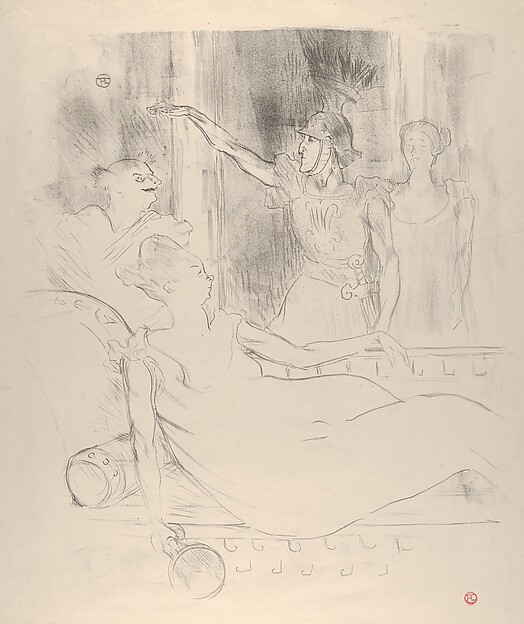 Henri de Toulouse-Lautrec, A Scene from Offenbach's La Belle Hélène
