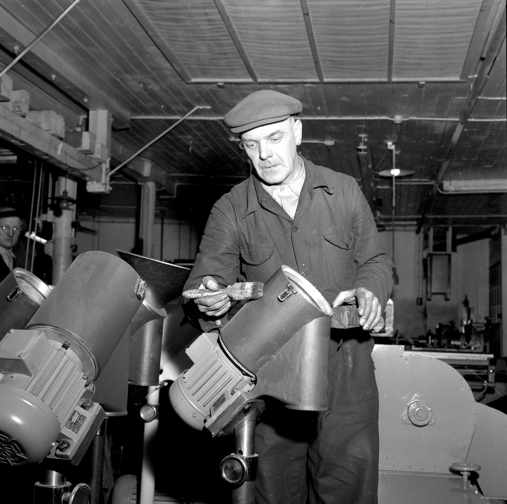 Örebro Kuriren, Fackföreningsledare, bildsidan. 25 februari 1955