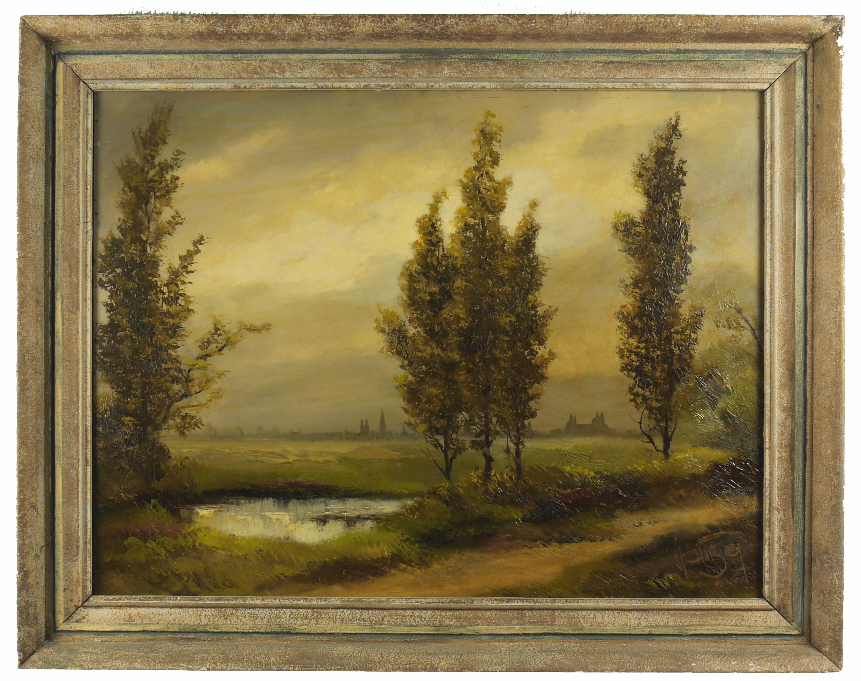 Karl Philipp Spitzer, Landschaft bei Speyer