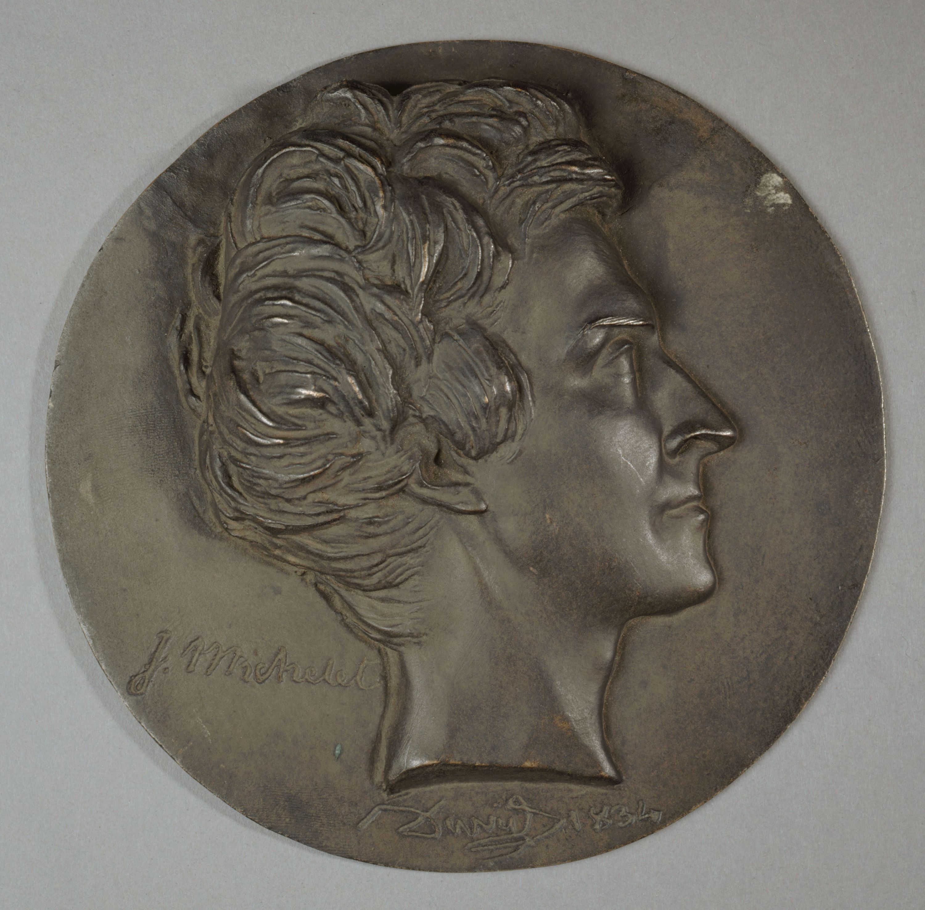 David d'Angers, Portrait de Jules Michelet (1798-1874), historien