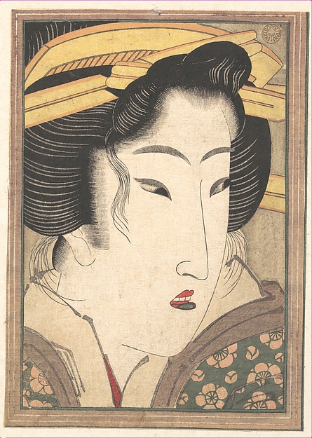 Keisai Eisen, Head of a Beauty