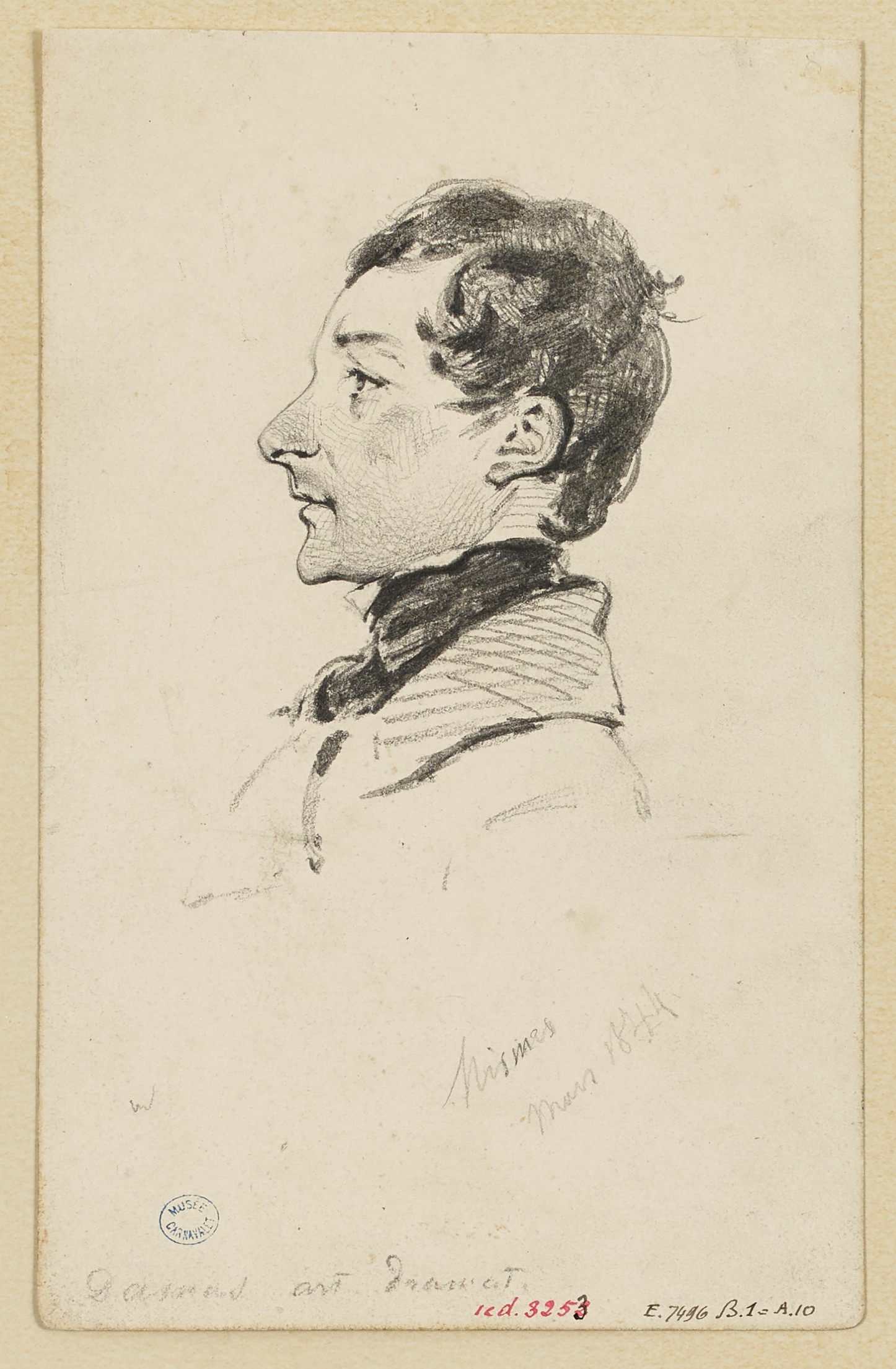 Anonyme, Portrait de l'acteur Damas.