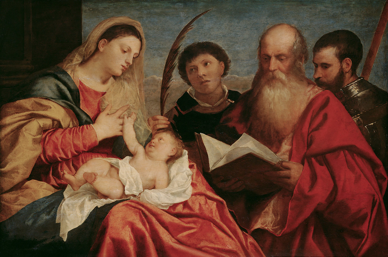 Titian, Virgin and Child with Saints Stephen, Jerome and Maurice
