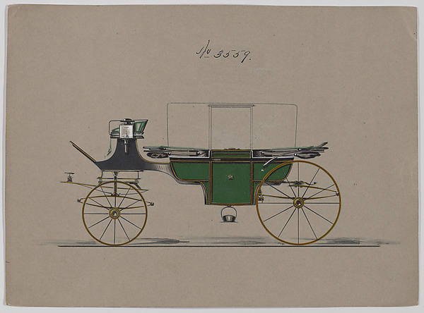 Brewster & Co., Design for Landau, No. 3559