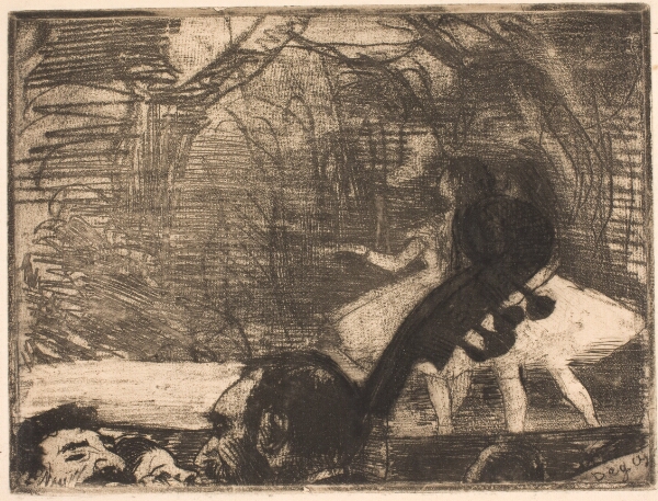 Edgar Degas, På scenen
