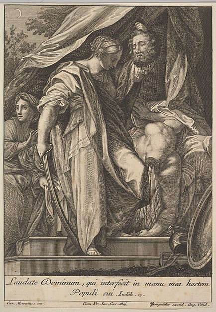 Johann Georg Bergmüller, Judith slaying Holofernes