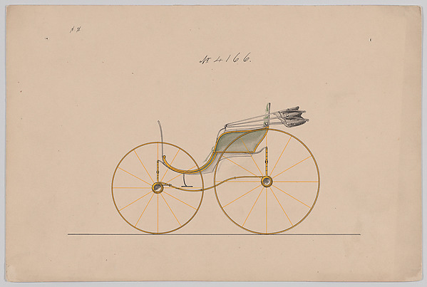 Brewster & Co., Design for Pony Phaeton, no. 4166