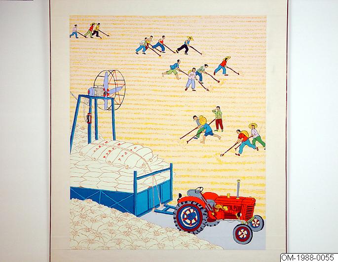 Li Zhenhua, Träsnitt, Bildkonst, Woodcut, Print, Woodblock