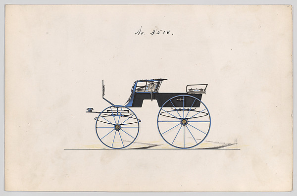 Brewster & Co., Design for T-Cart, no. 3510
