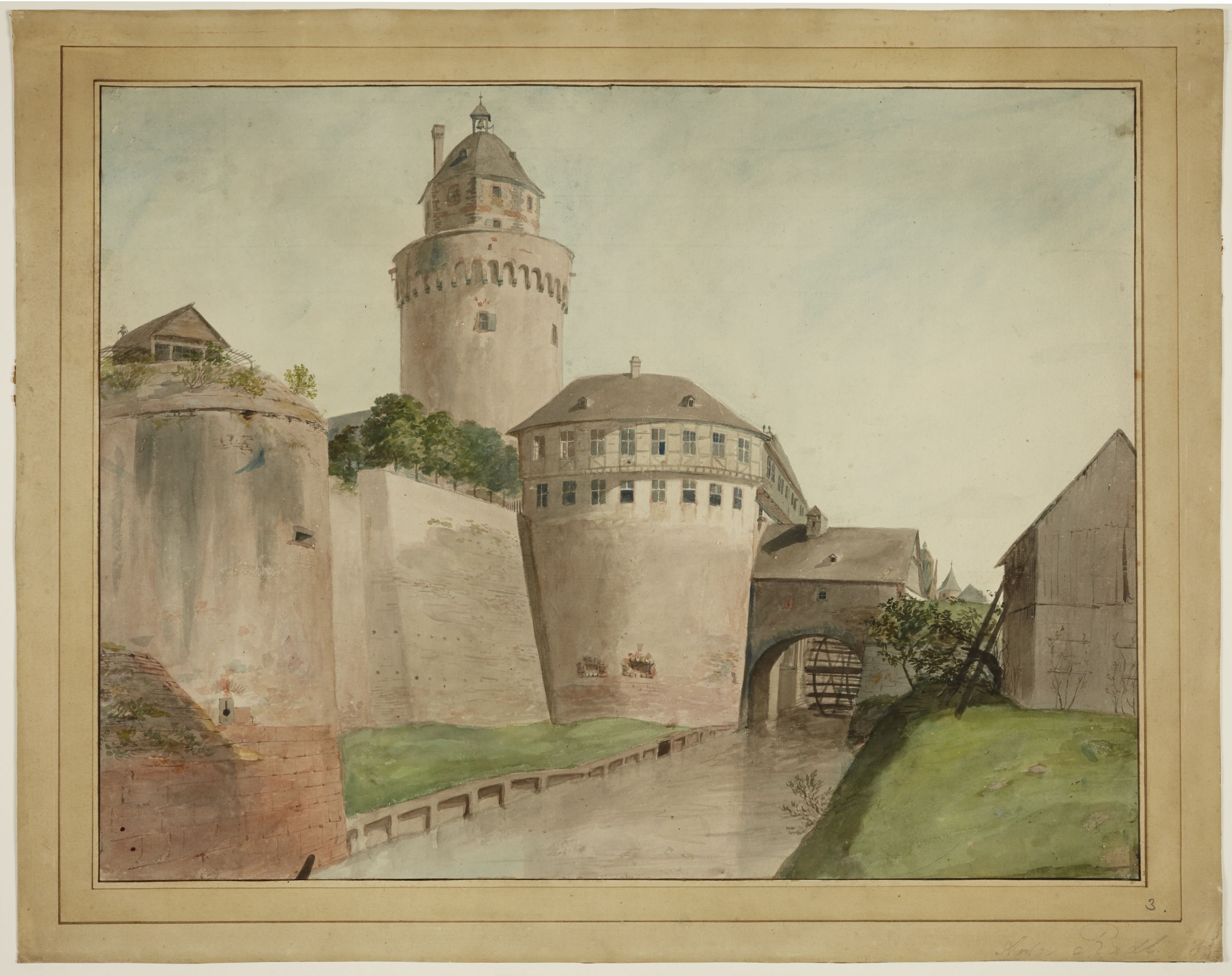 Anton Radl, Der Schneidwall in Frankfurt