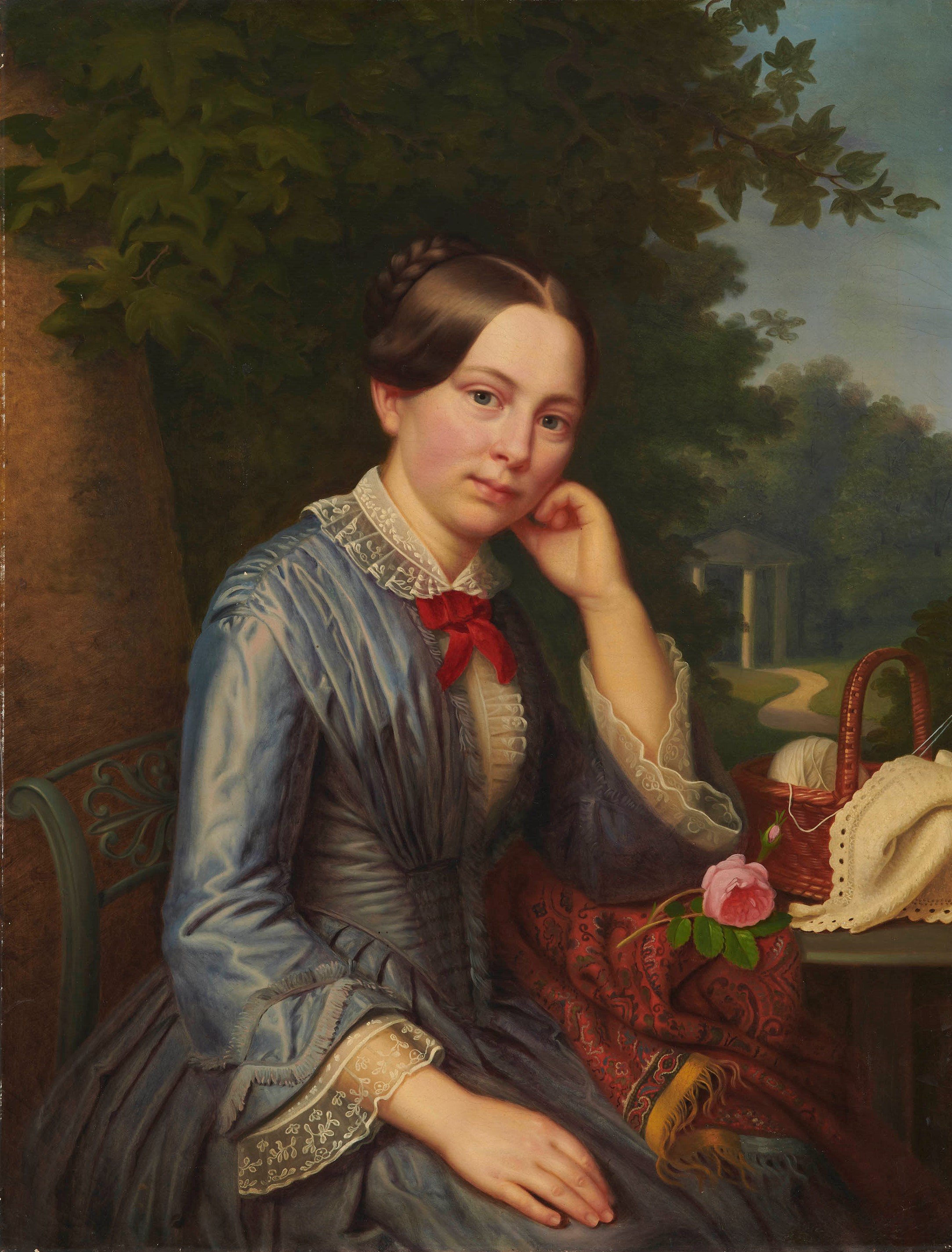 Franz Seraph Stirnbrand, Porträt Julie Duvernoy
