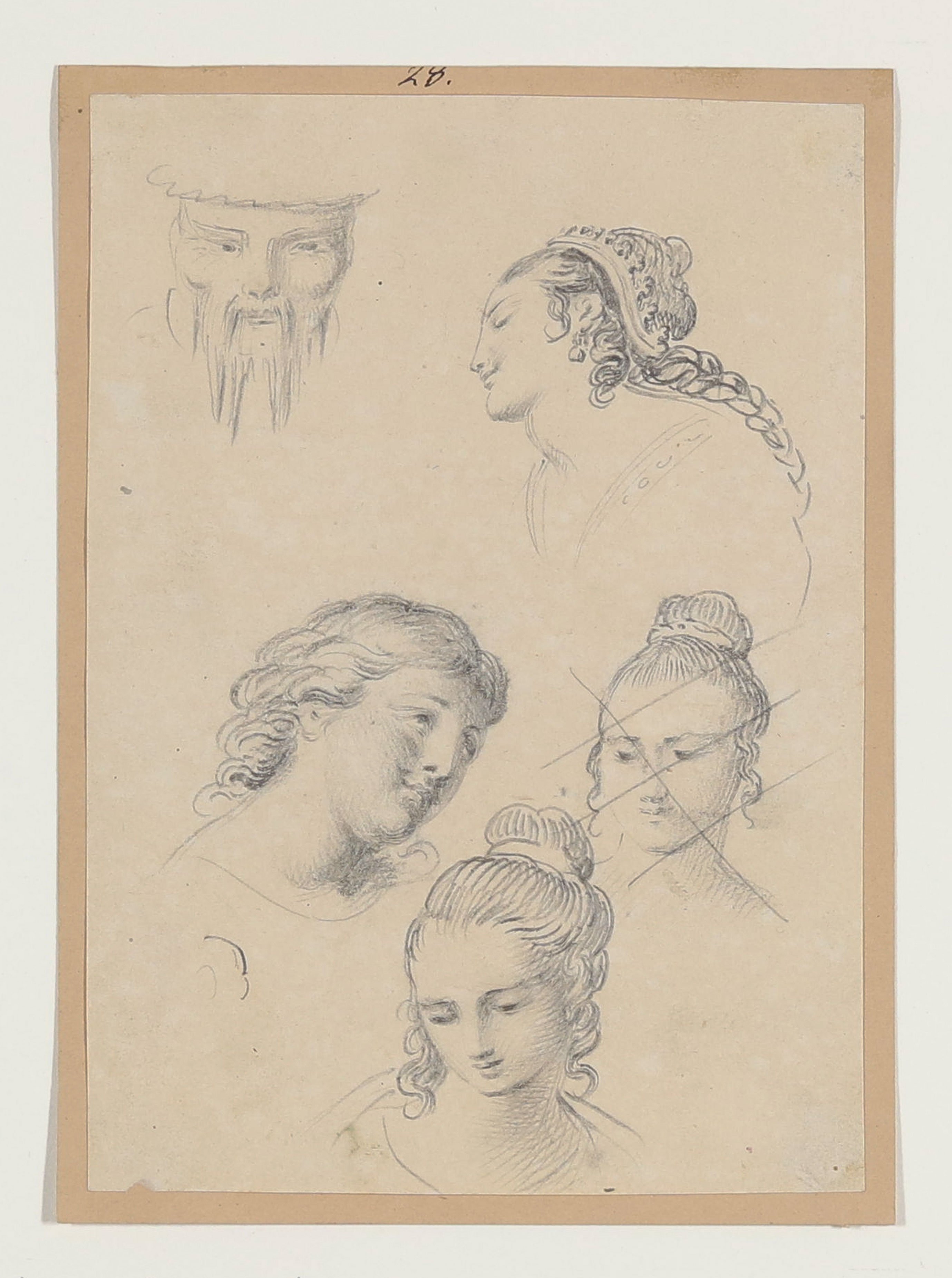 Johann Heinrich Ramberg, Illustration zu Friedrich Schillers "Turandot", Vorstudien