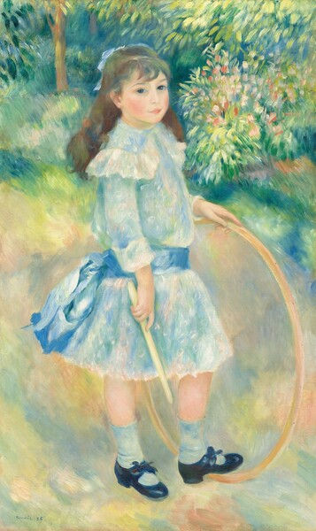Auguste Renoir, Girl with a Hoop