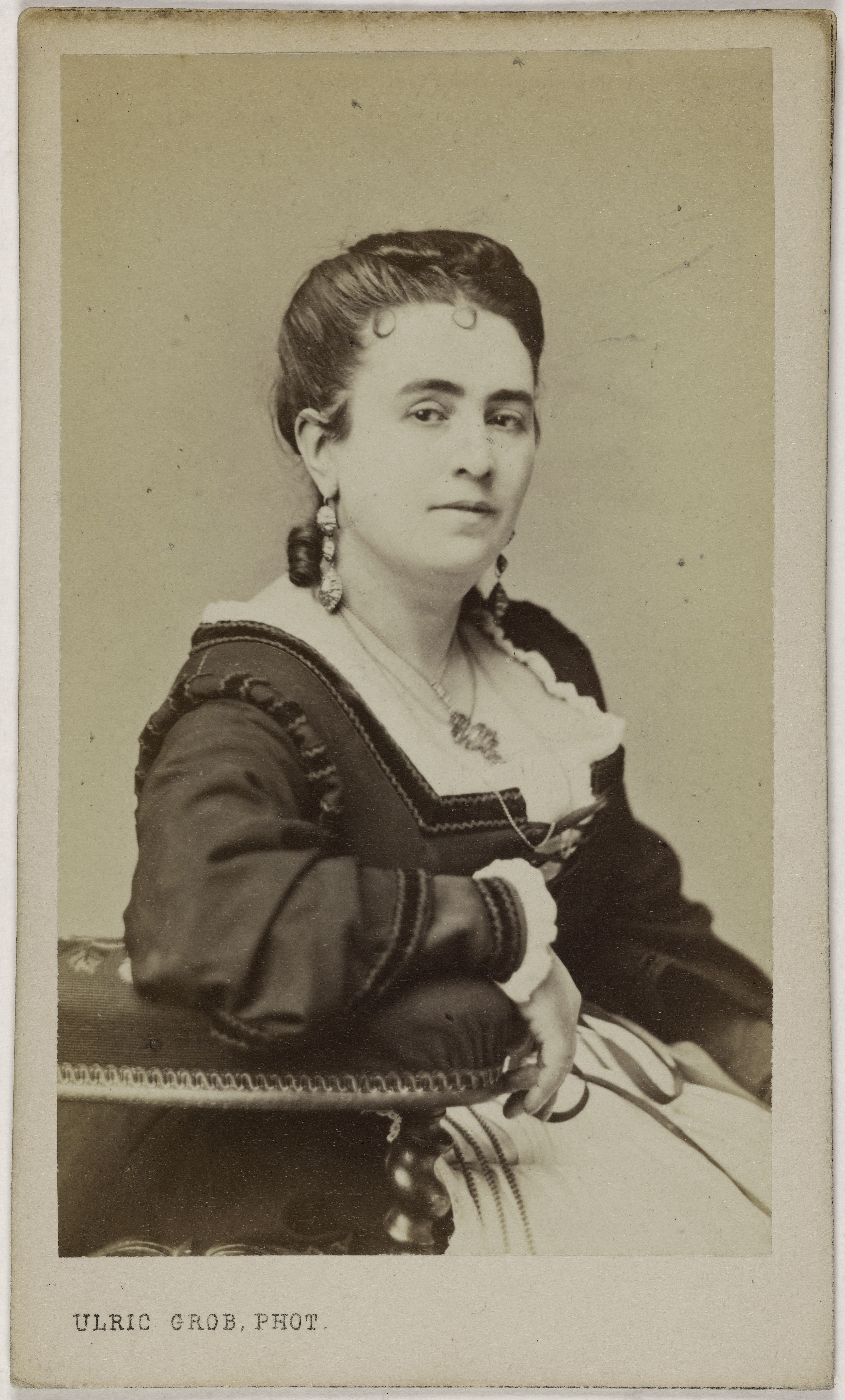 Ulric Grob, Portrait d'A. Daroux (actrice)