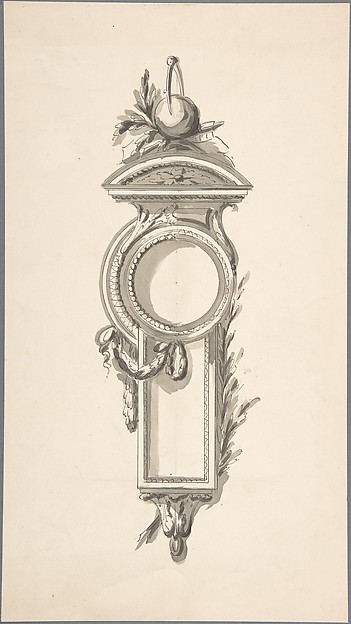 Anonymous, French, 18th century, Design for a Clock Case