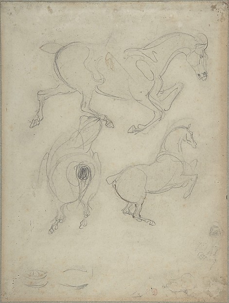 Eugène Delacroix, Studies of Horses