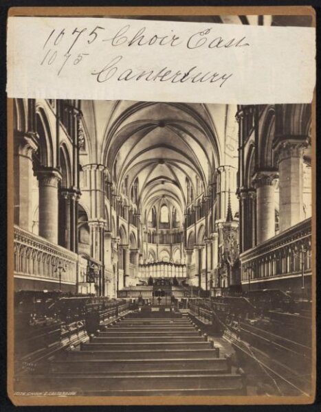 Francis Frith, Choir East.  Canterbury