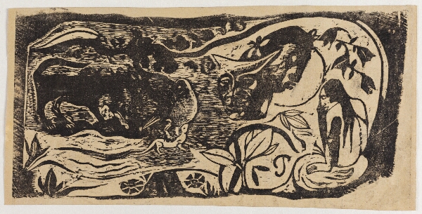 Paul Gauguin, Planche au diable cornu