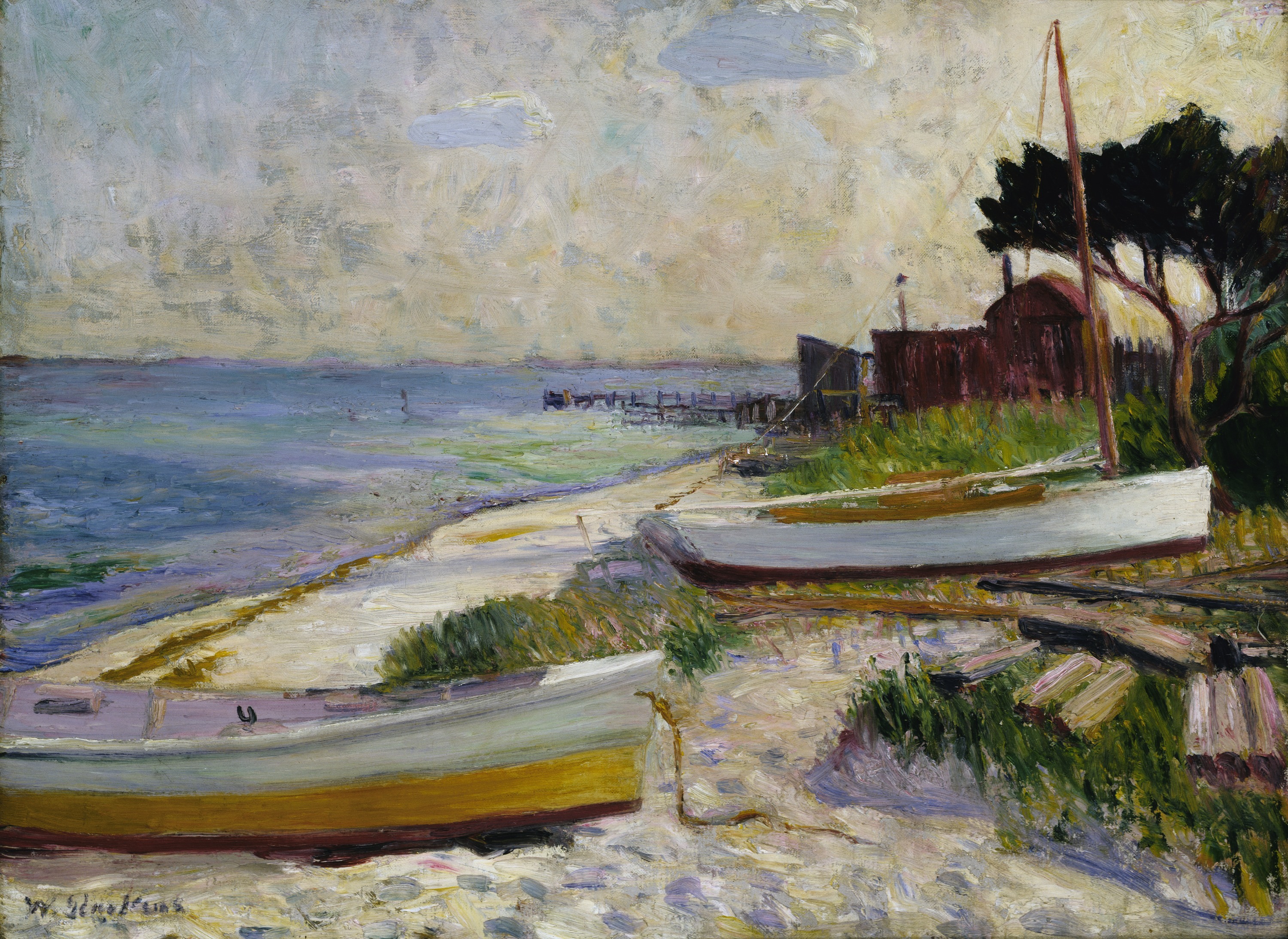 William Glackens, Beach Scene