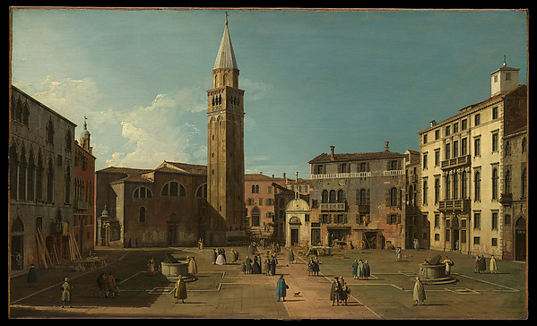 Canaletto (Giovanni Antonio Canal), Campo Sant'Angelo, Venice