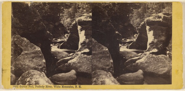 Edward Bierstadt, Garnet Pool, Peabody River, White Mountains, N.H.