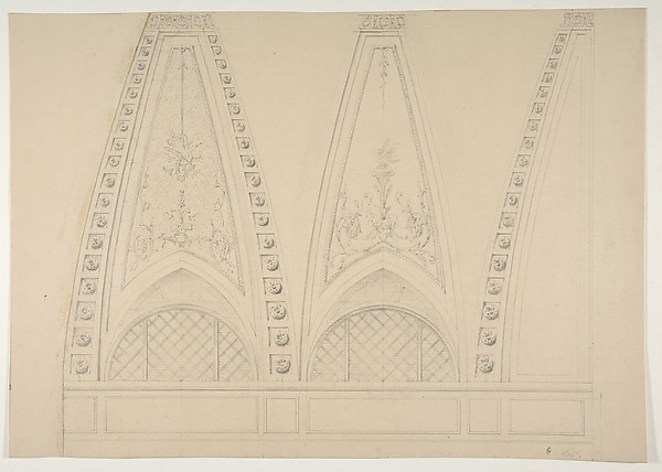 Jules-Edmond-Charles Lachaise, Designs for decorated pendentives