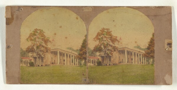 New York Stereoscopic Company, Mount Vernon. The Mansion. This was the Home of Washington.