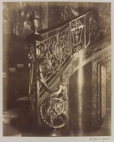Atget, Jean-Eugène-Auguste, Staircase, Austrian Embassy, Paris, France