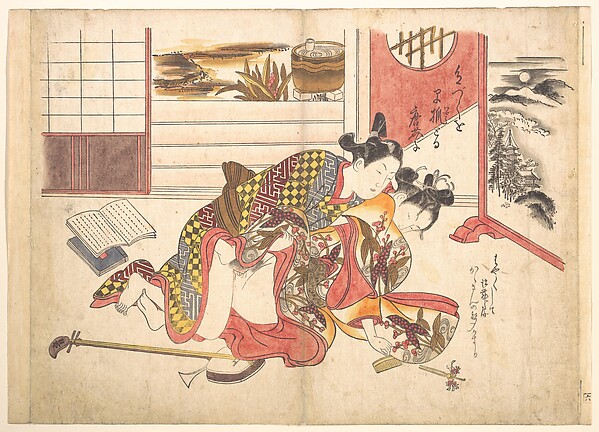 Okumura Masanobu, Bedroom Scene