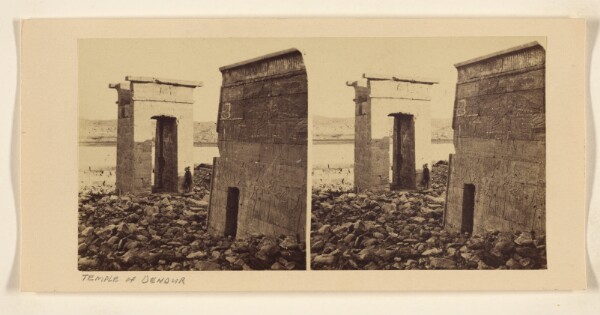 Francis Frith, The Temple of Dandour.
