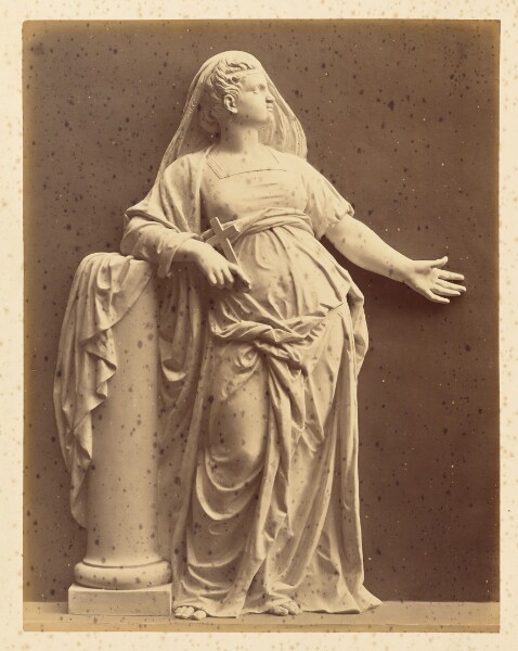 Unknown, [Sculpture of female figure]