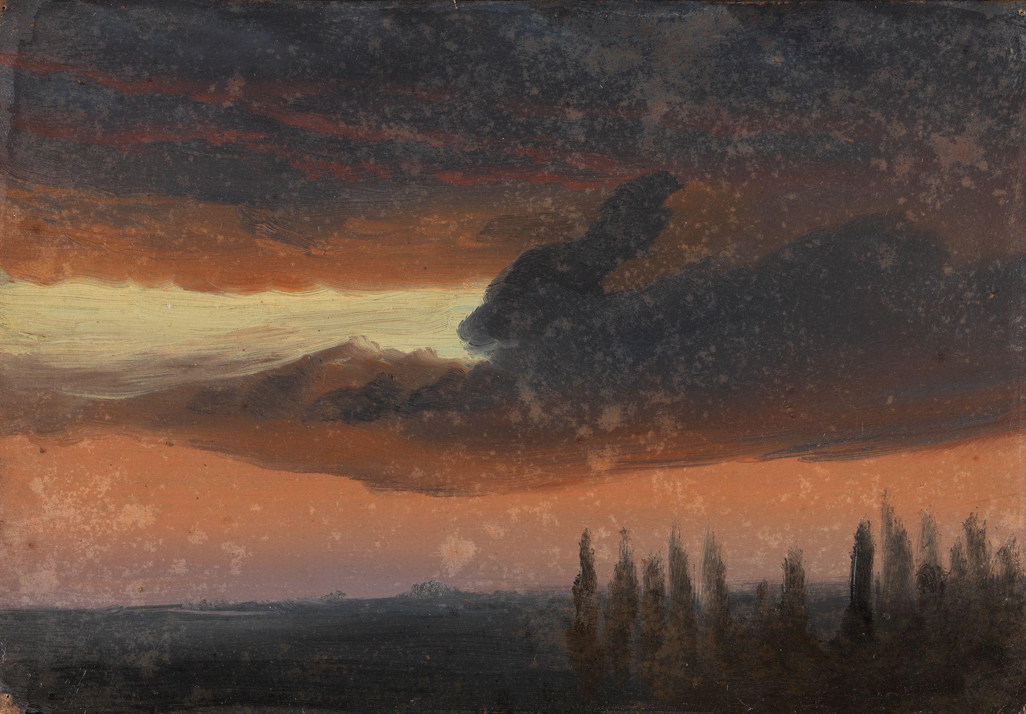 Knud Baade, Cloud Study over Poplars
