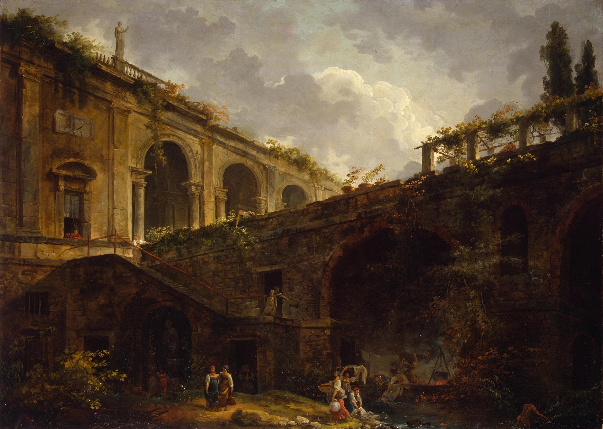 Hubert Robert, Villa Madama near Rome
