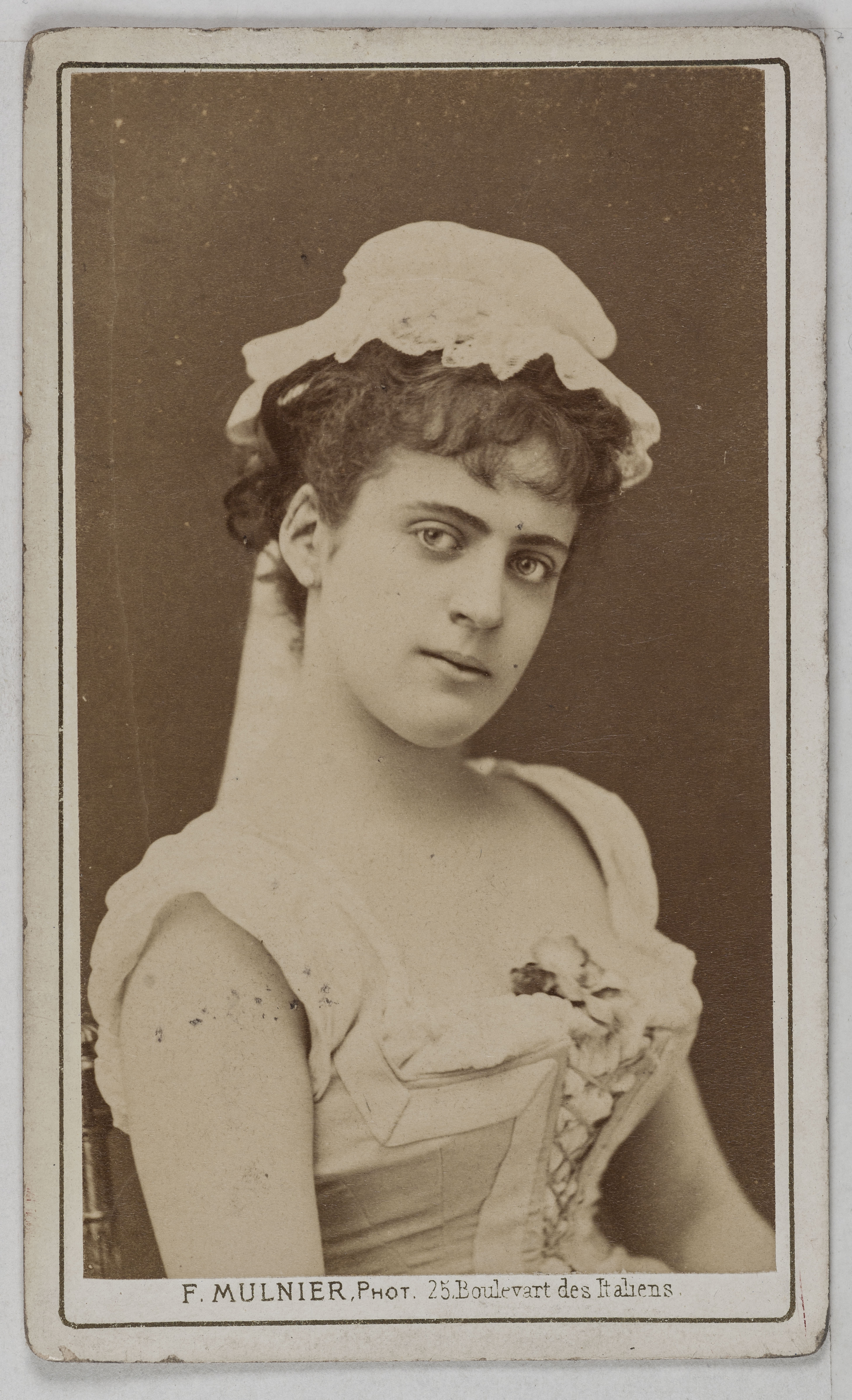 Ferdinand Mulnier, Portrait de Marie Karl (Amélie Jeanne Jaime, dite), (actrice), (fille de Théodore Barrière)